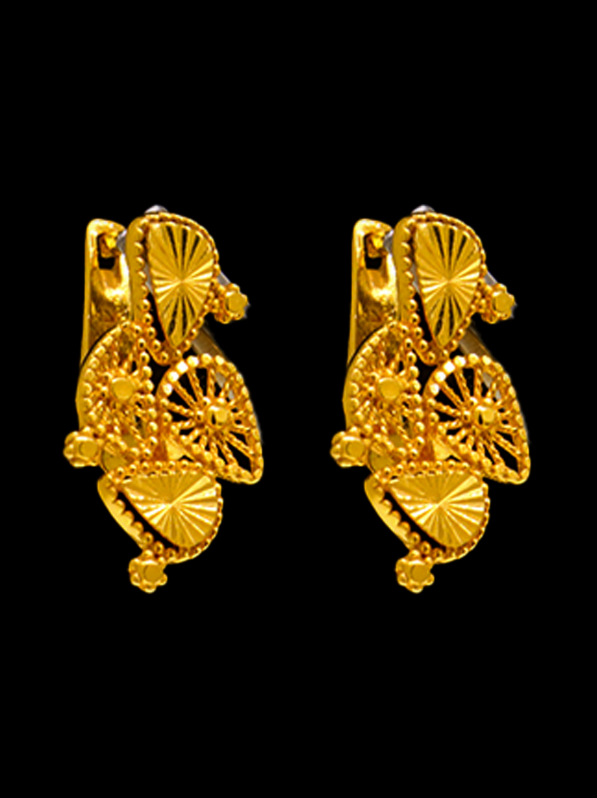 21K Gold Earrings SW12735